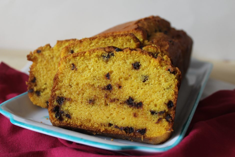 plumcake zucca e cioccolato