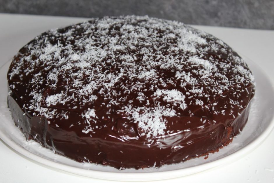 torta cocco e cioccolato fondente