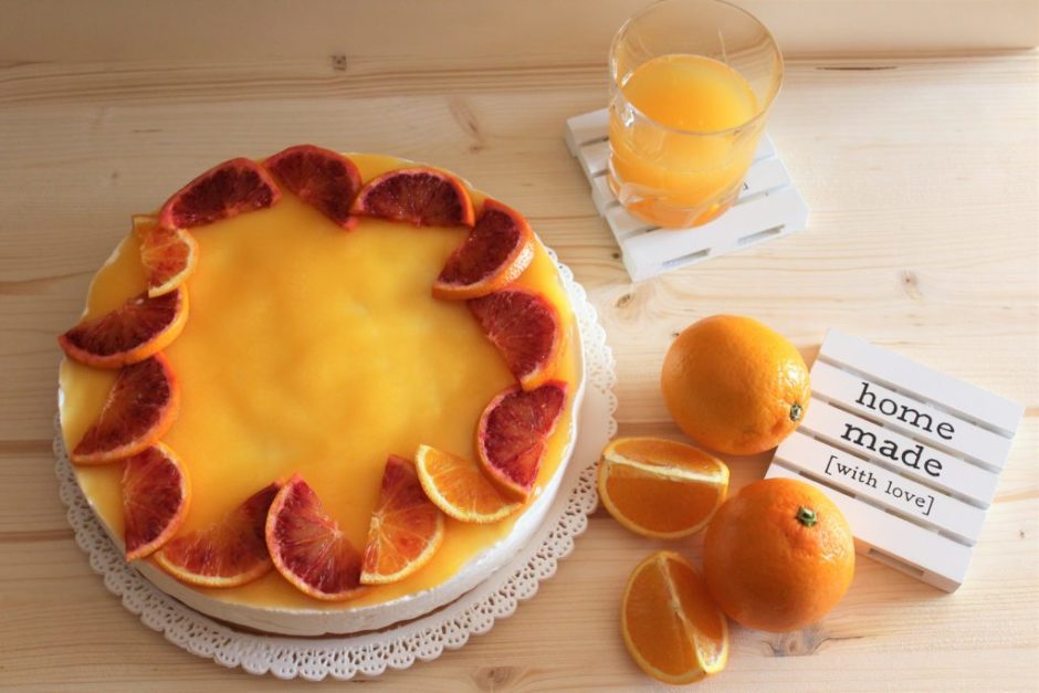 mousse cake all'arancia