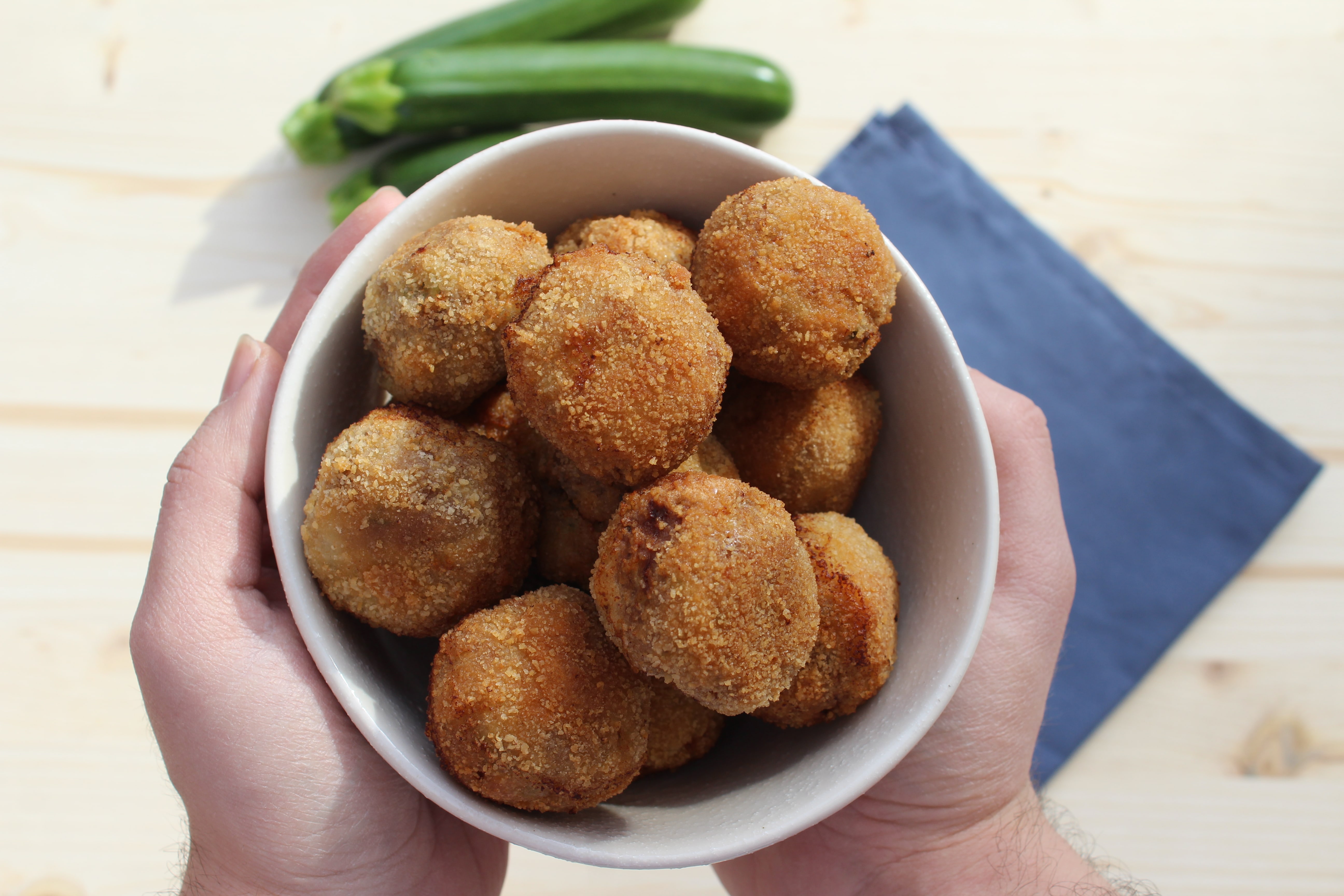 polpette di carne con zucchine