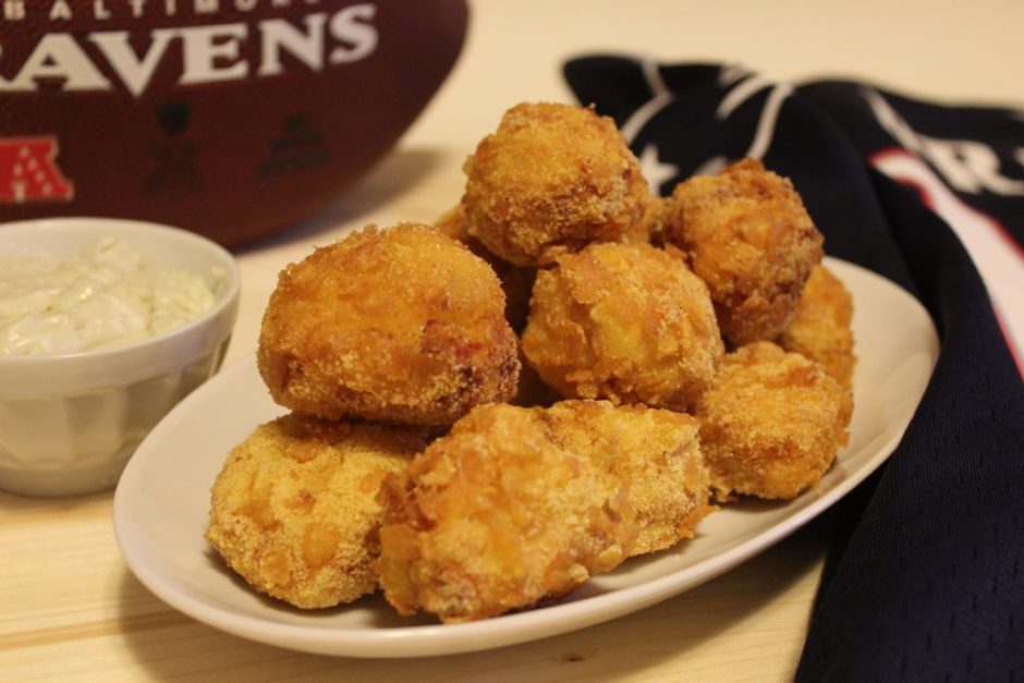 nuggets di pollo con salsa al gorgonzola