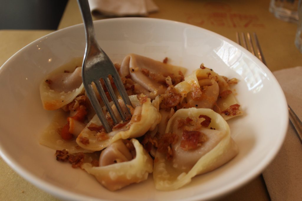 ravioli all'amatriciana