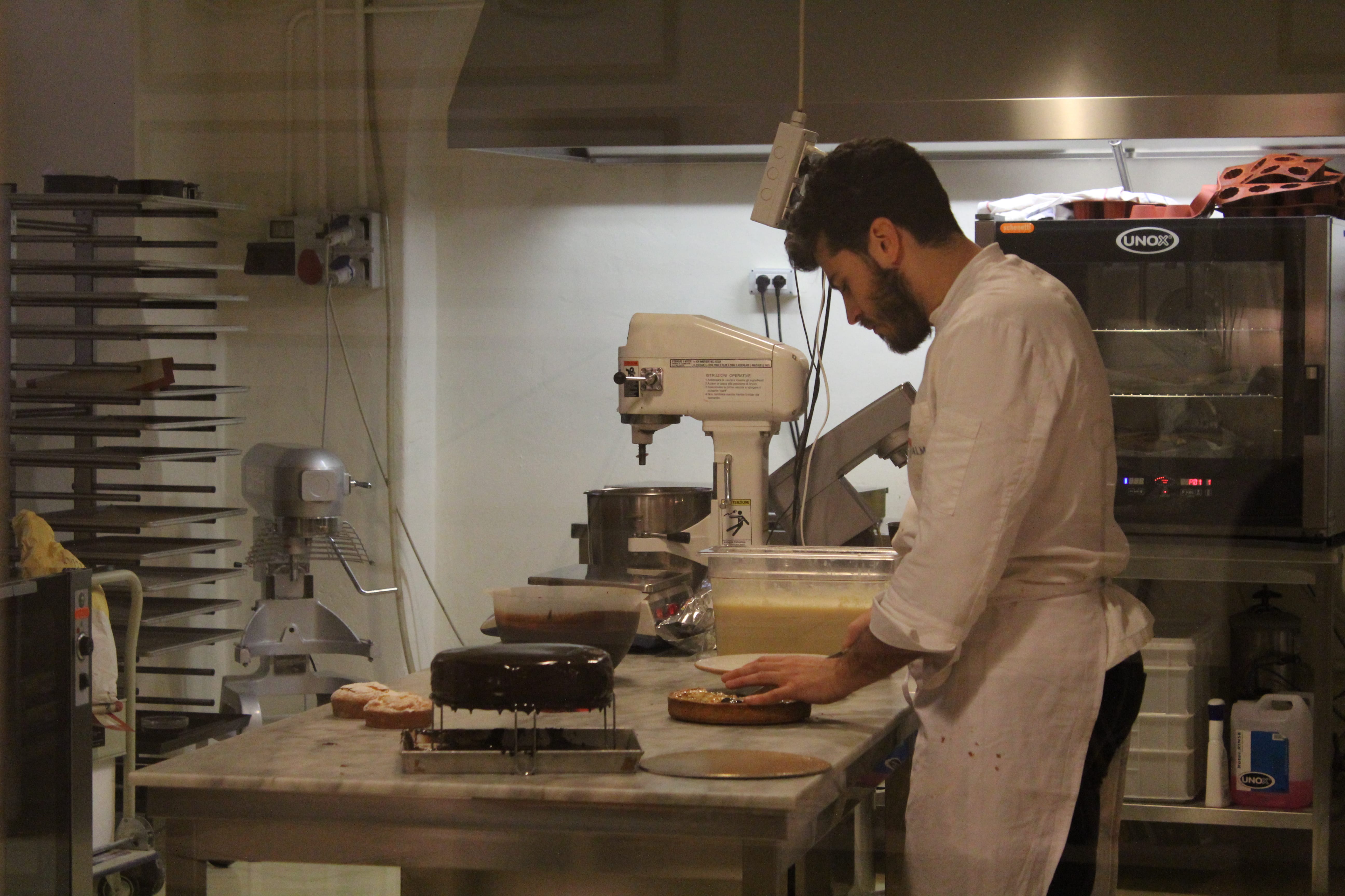 andrea in laboratorio