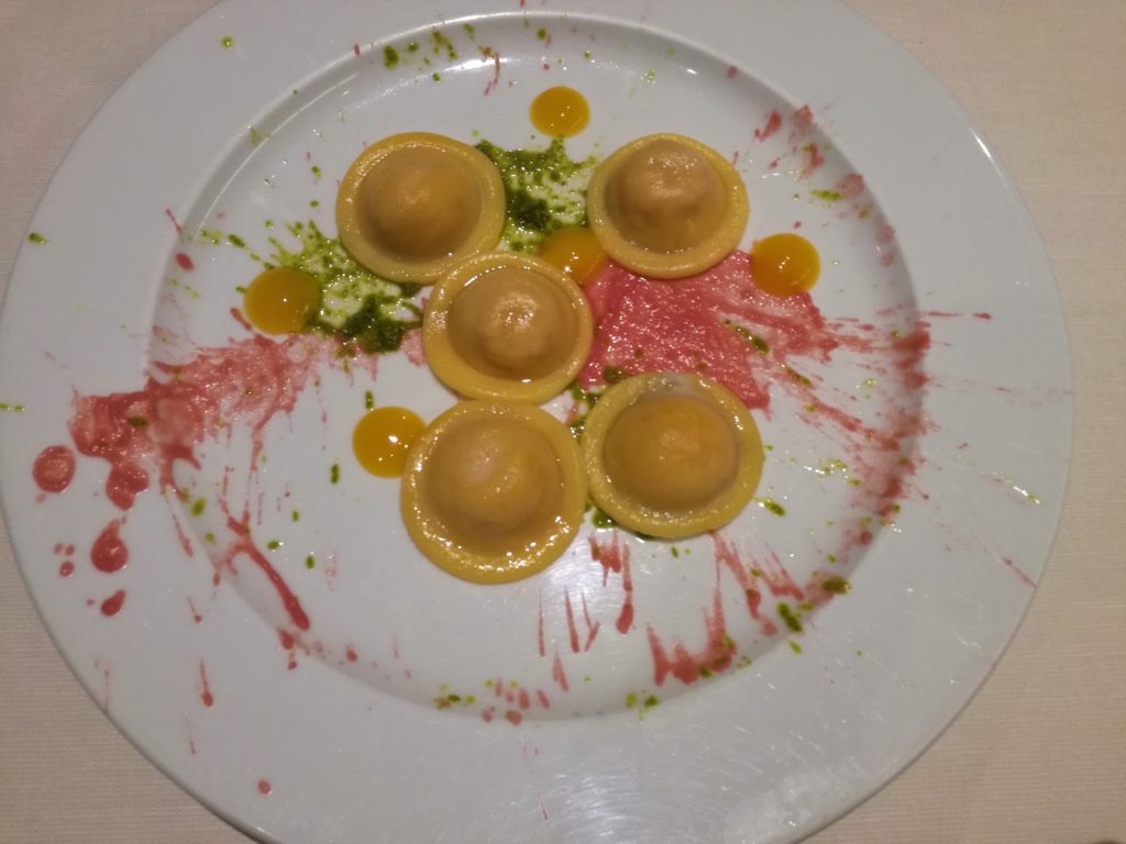 ravioli di mortadella fronduti 