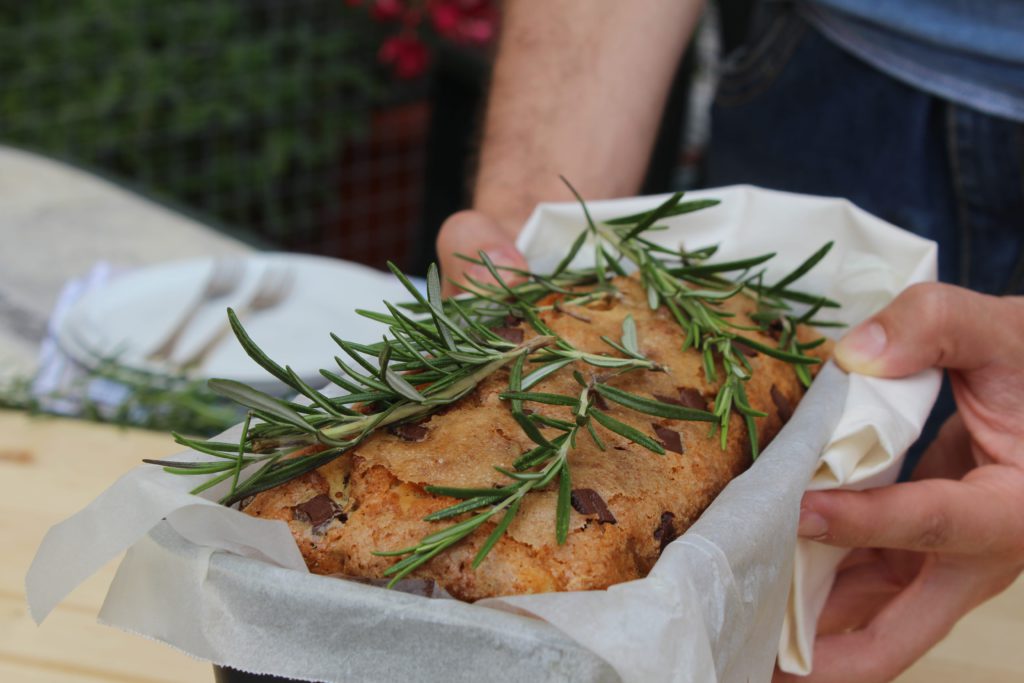 Plumcake all'olio EVO e rosmarino