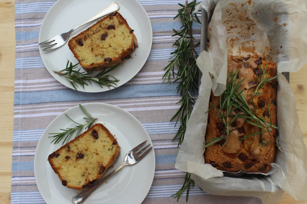 Plumcake all'olio EVO e rosmarino