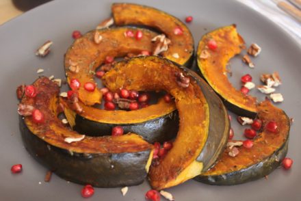 zucca glassata al forno