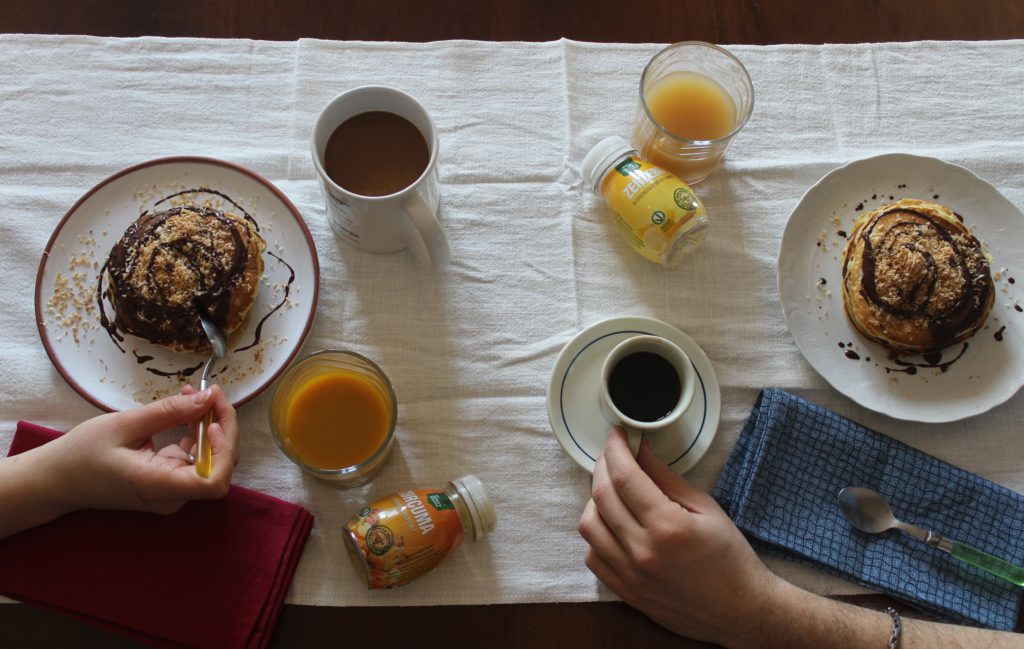 colazione con pancakes