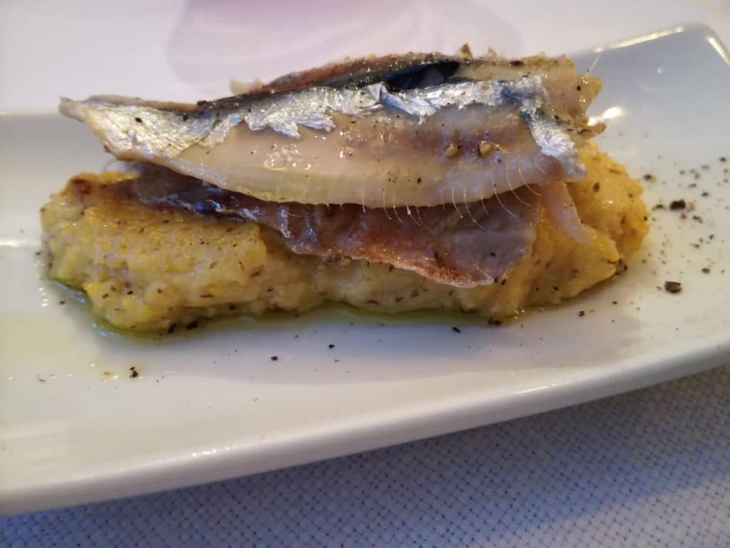 polenta con le sarde