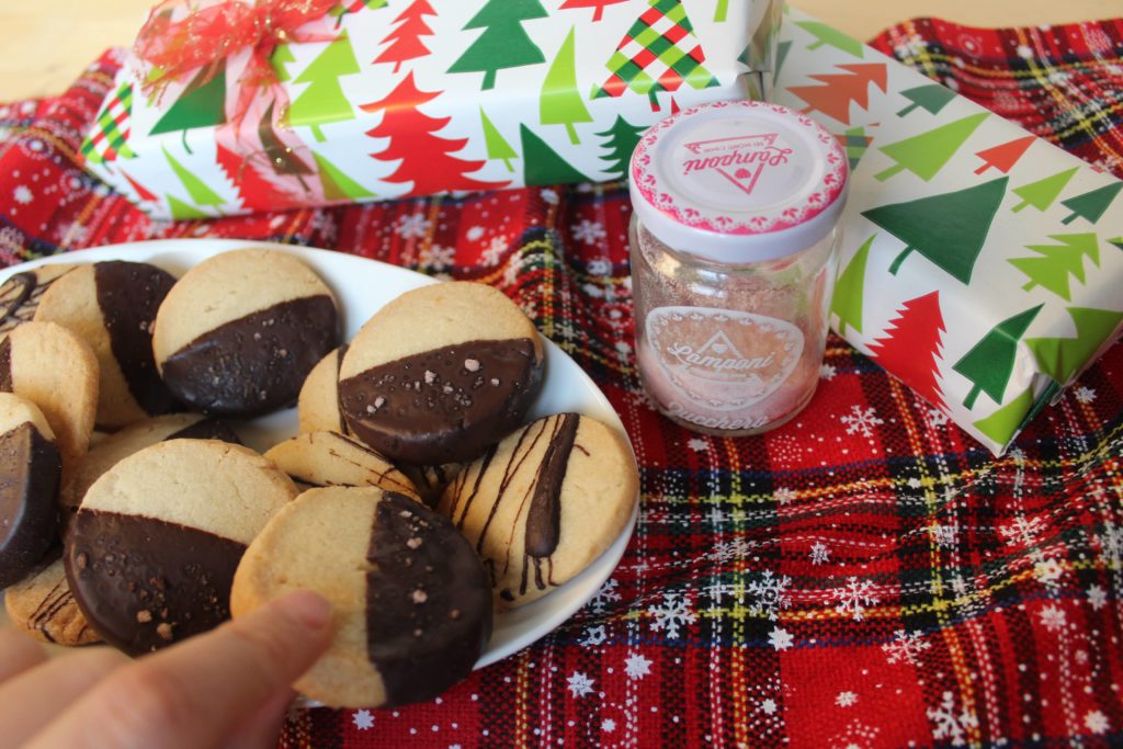 diamantini al cioccolato e zucchero