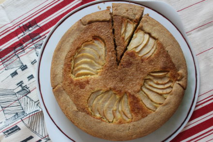 crostata frangipane alle pere