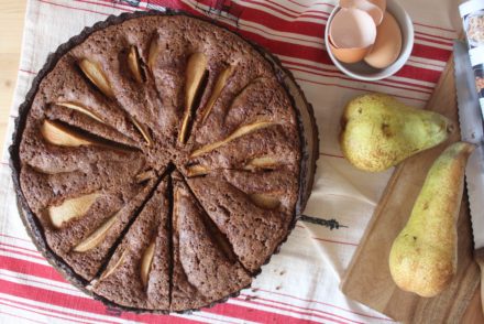 crostata pere e cioccolato