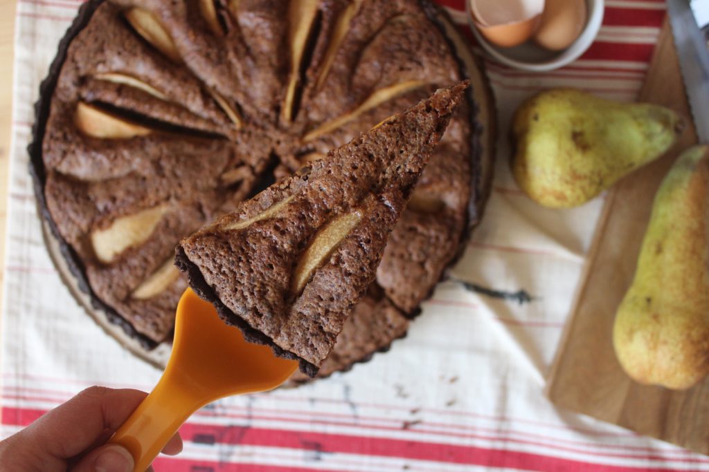 crostata pere e cioccolato