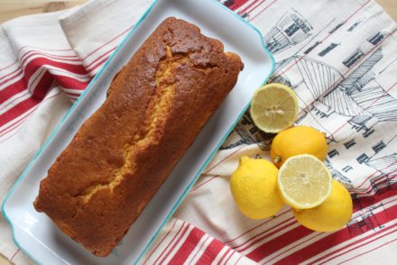 plumcake al limone e yogurt