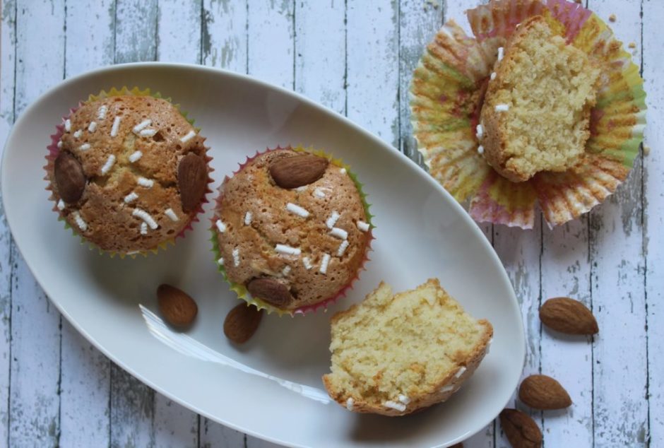 muffin alle mandorle post-pasqua