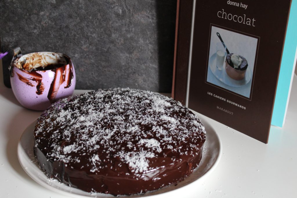 torta morbida al cocco e cioccolato