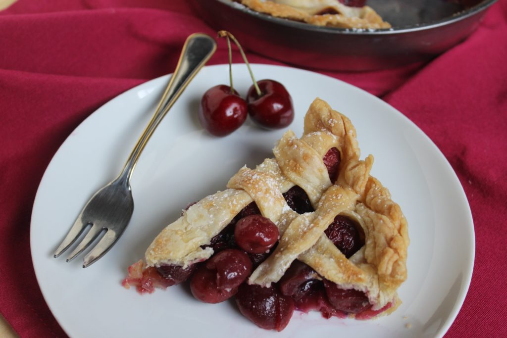 crostata americana alle ciliegie