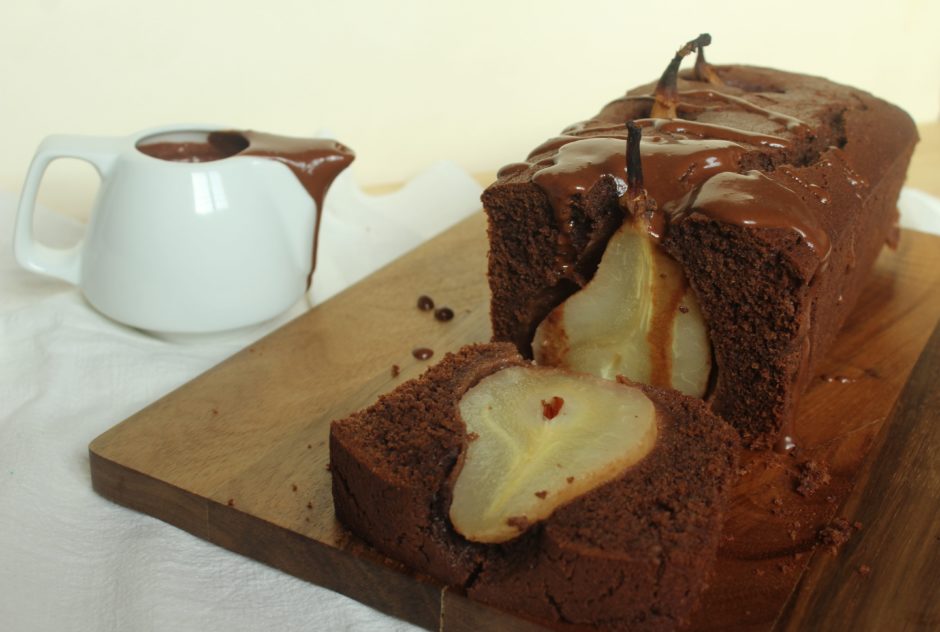 plumcake cioccolato e pere