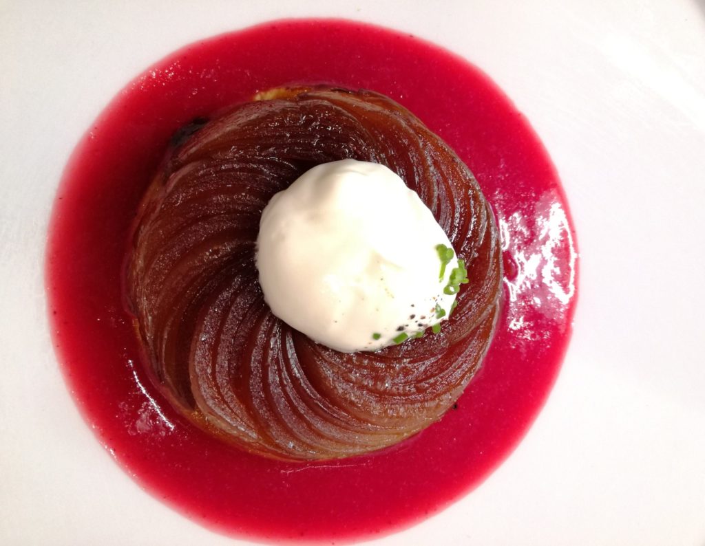 tarte tatin di cipollotti