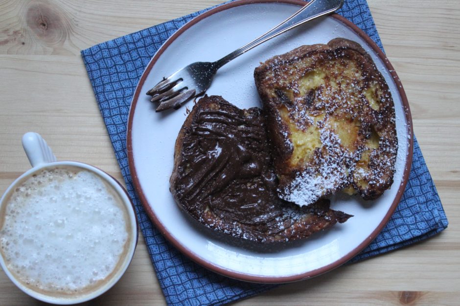 french toast di panettone