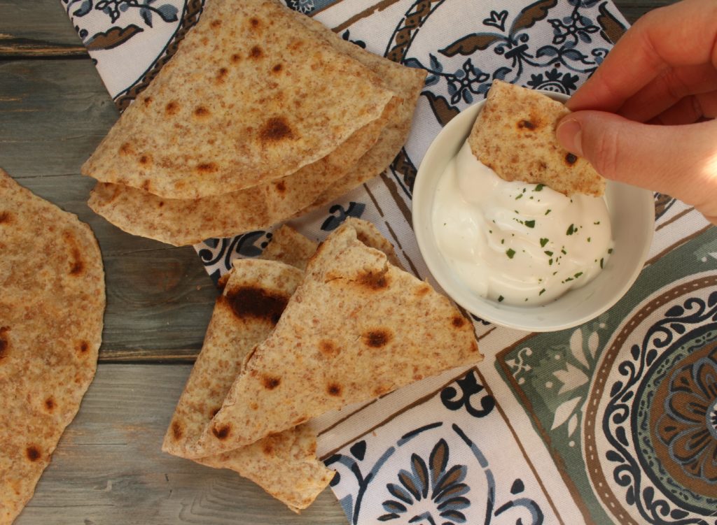 pane chapati indiano senza lievito