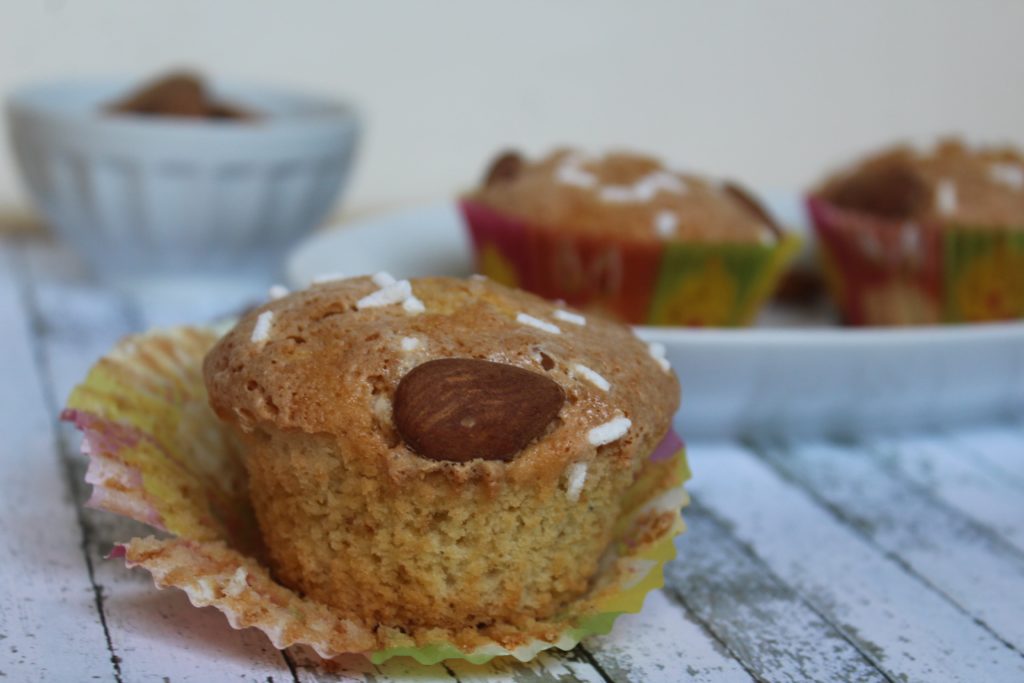 muffin alle mandorle glassati