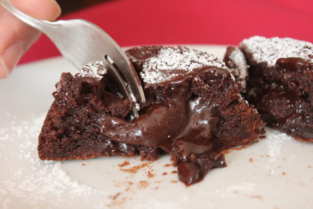 tortino al cioccolato dal cuore morbido