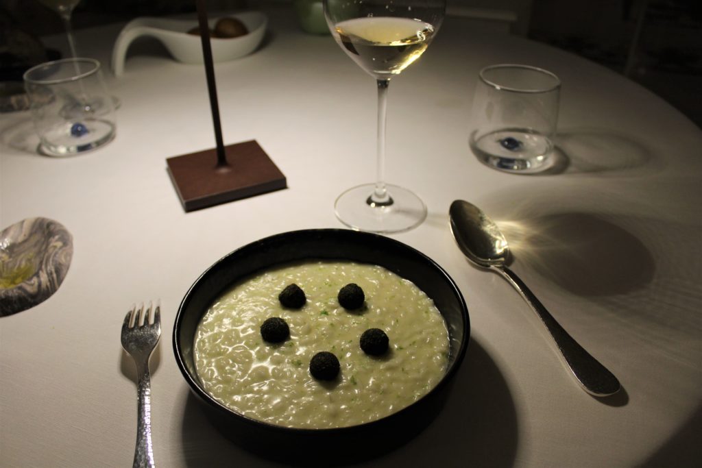 risotto con astice e lime