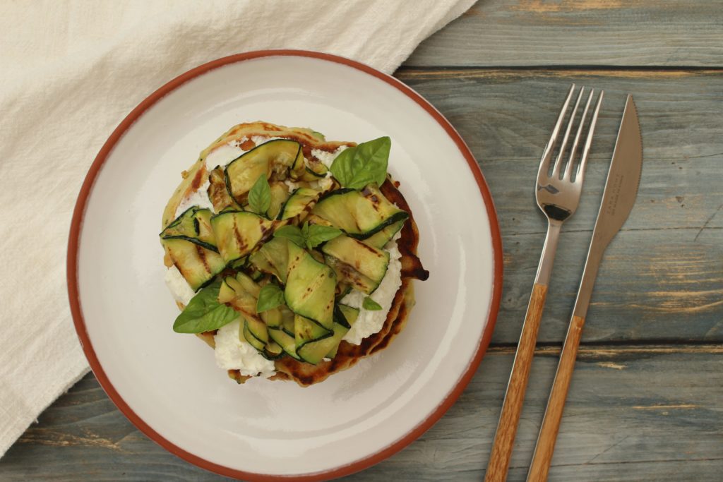 pancakes ricotta e zucchine