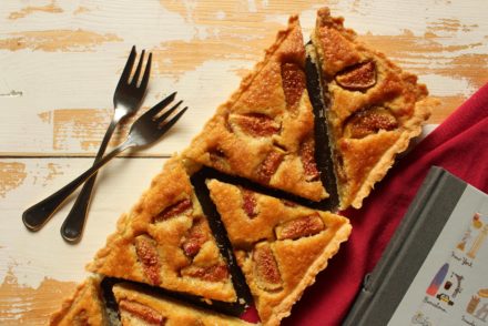 crostata frangipane con fichi e mandorle